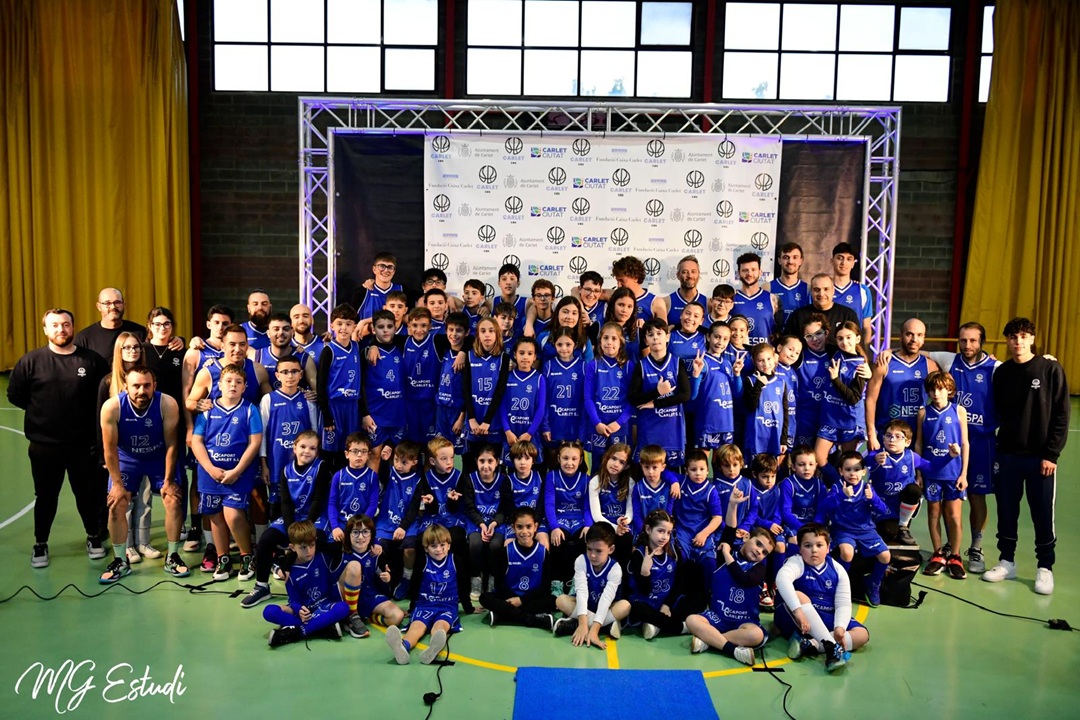 Equipo Benjamines del Club Basquet Sporting Carlet